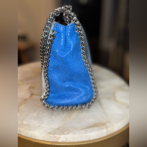 Stella McCartney Falabella Crossbody – Ice Blue Shaggy Deer | EUC 💎 - Picture 5 of 16